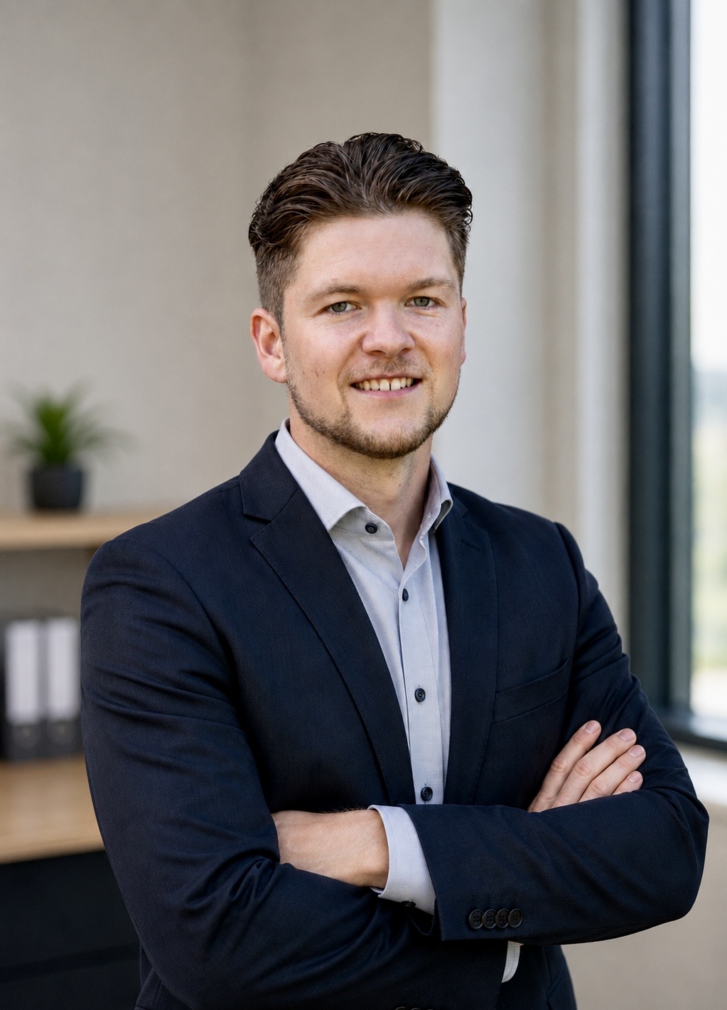 Marcel Lammerskitten im Büro